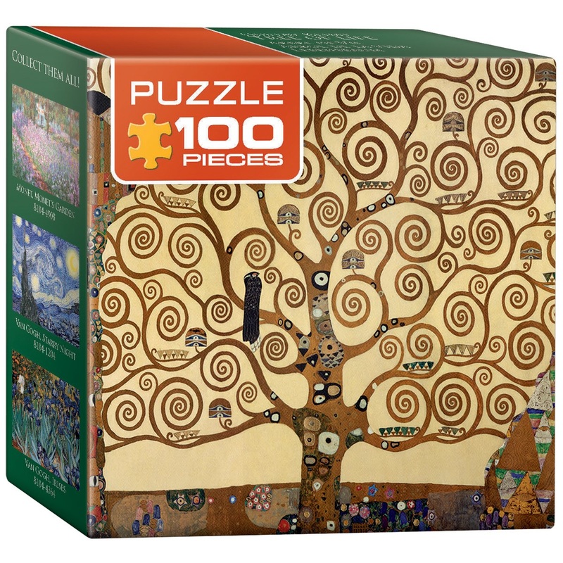 Eurographics Tree Of Life By Gustav Klimt Mini Puzzle (100-Piece)