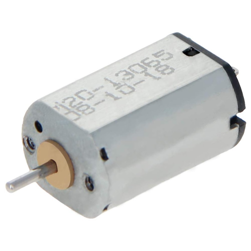 Fielect Dc Motor 6V 23000Rpm 0.15A Micro Motor Electric Motor Round Shaft For Rc Boat Diy Airplane Toys Model Diy Hobby, 1 Pcs