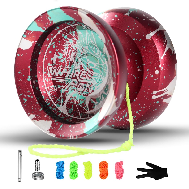 Joleshare Professional Unresponsive Yoyo T3 For Pros And Responsive Yoyos For Kids Beginners – Replaceable Responsive Bearings,