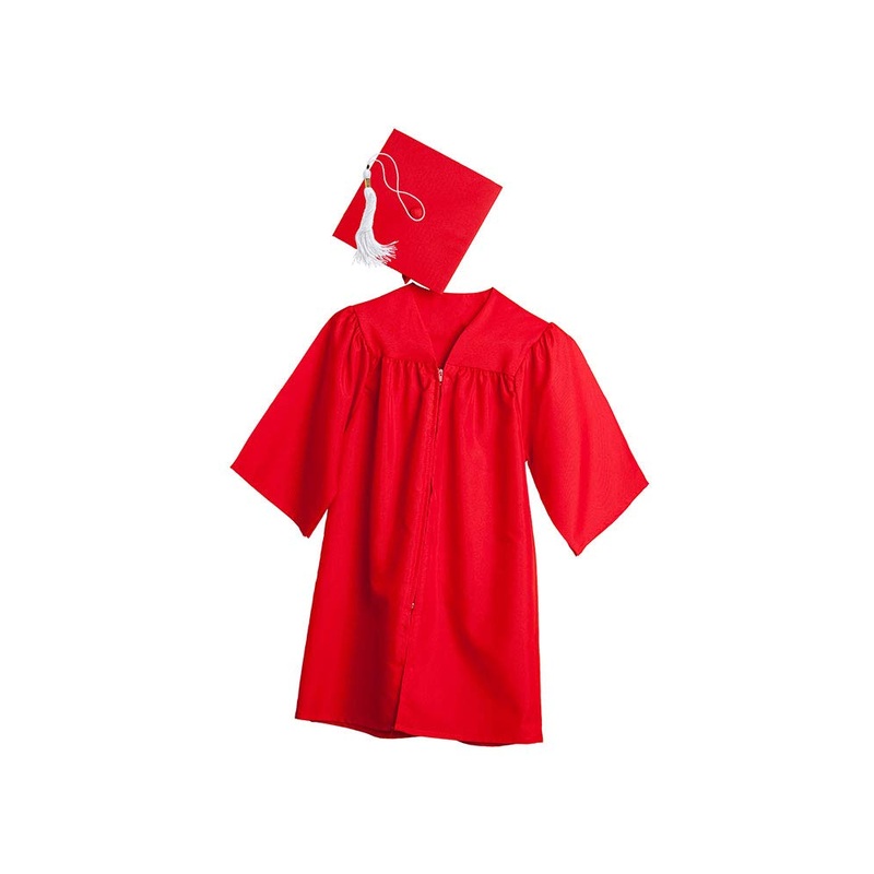 Jostens Graduation Cap And Gown Package Large Red