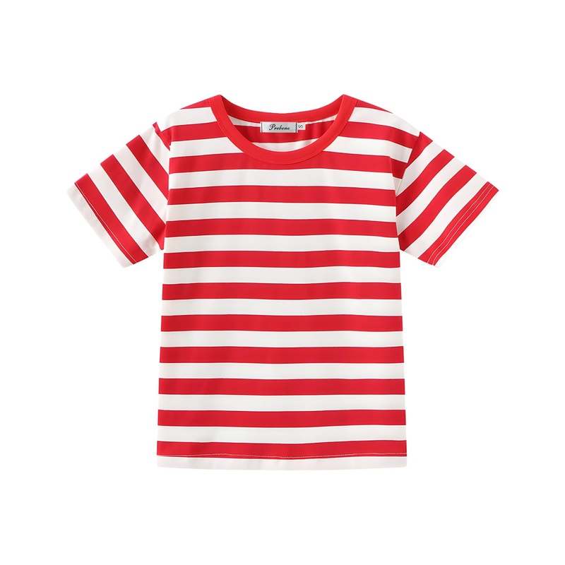 Prebene Pugsley Addams Shirt, Boys Striped T Shirt, Kid’S Halloween Costumes, Mime, Bank Robber T-Shirts Red White