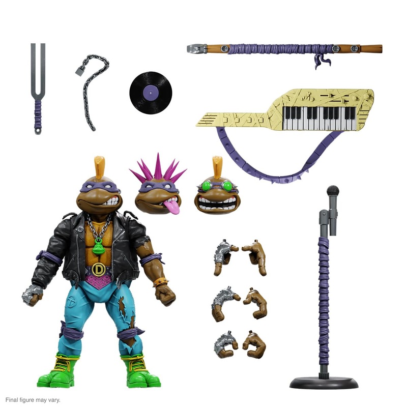 Super7 Teenage Mutant Ninja Turtles Ultimates! Wave 07 – Punk Rock Donatello Action Figure