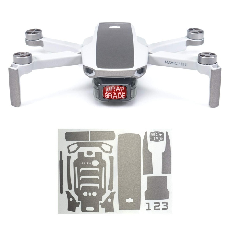 Wrapgrade Skin Compatible With Dji Mavic Mini | Accent Color (Titanium)