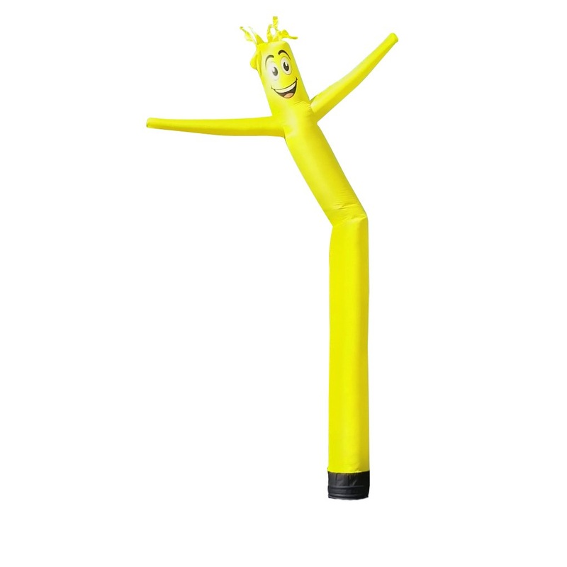 Yellow 20Ft Tall Inflatable Tube Man Air Powered Dancing & Waving Puppet For Outdoors (Puppet Attachment Only) | Feather Flag Na