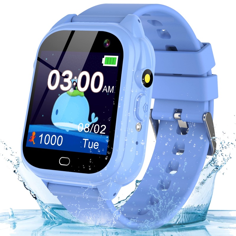 Aiwiep Kids Smart Watch For Boys Kids Game Watches With 26 Games Touch Screen Kids Waterproof Watch Kids Digital Watch With Came