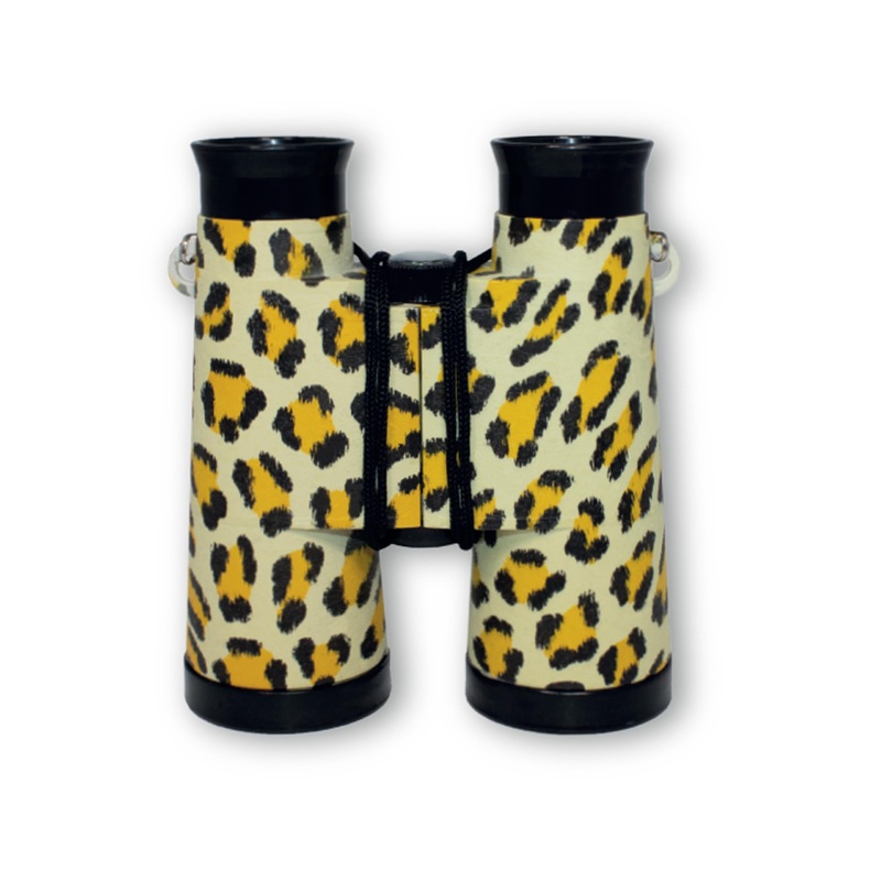 Exploravision – Big Cat Binocular From Deluxebase. Safari Portable And Compact Binoculars For Kids, Educational Animal Explorer