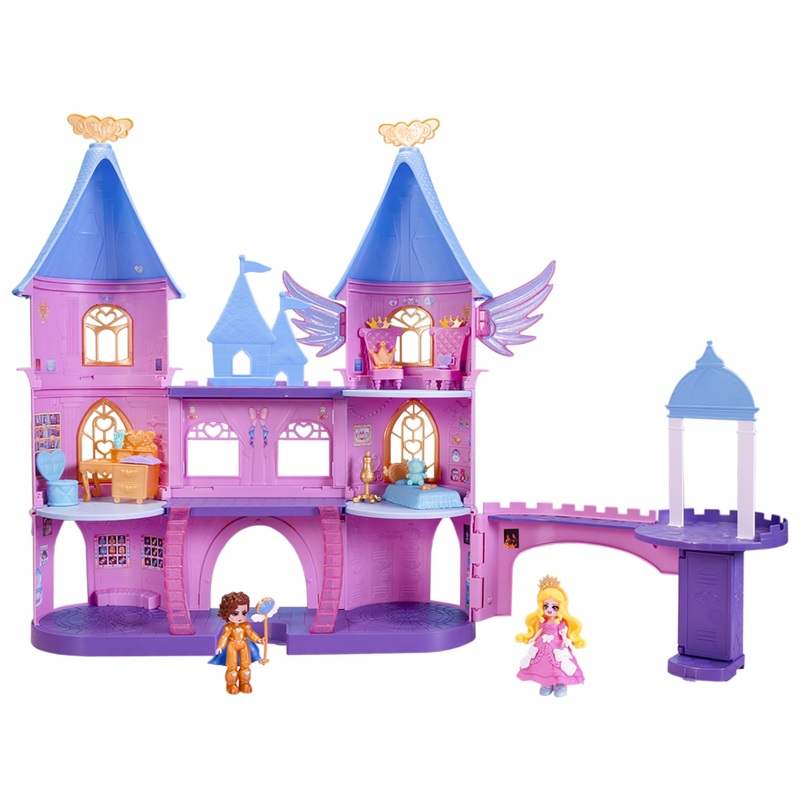 Royale High Castle Campus Playset – (2) Exclusive Dolls, 3 Floors To Explore With 360 Play – 19 Accessories – Virtual Item Code