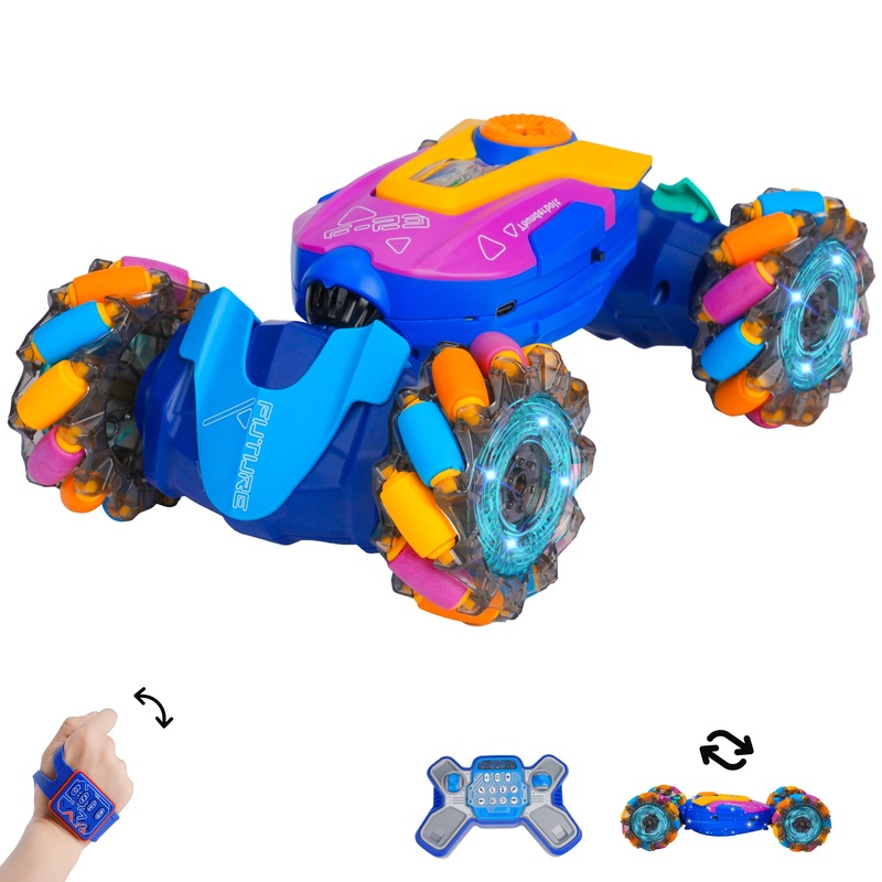 Tokwidget Rc Stunt Car Gesture Sensing Stunt, Hand Control Rc Cars For Boys Age 4-7-13, Best Birthday Gift For Boys 6-8-12, With