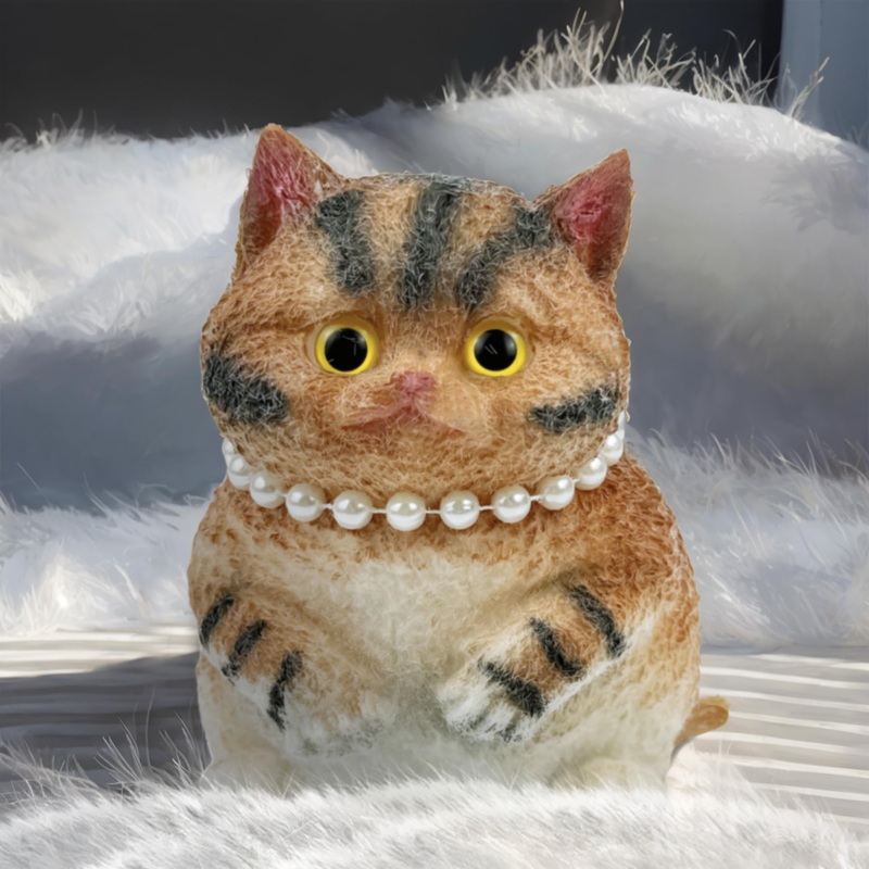 Xpqkdc Taba Stress Cat Toys – Big Stress Relief Toys, Handmade Super Soft Tpr Cat, Large Cat Squeeze Toys For Kids & Adults, Squ