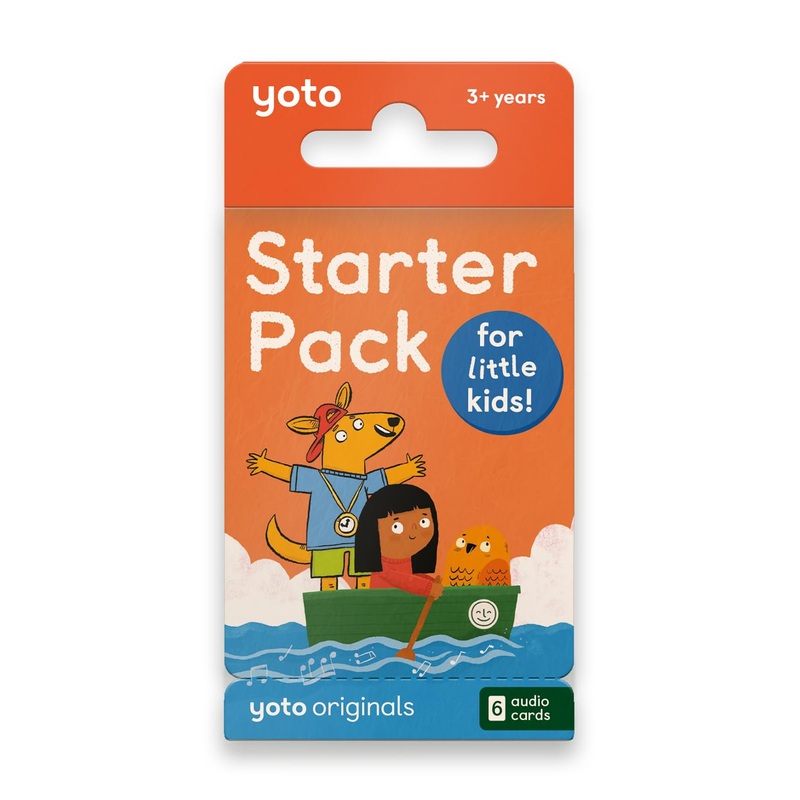 Yoto Starter Pack For Little Kids – 6 Kids Audio Cards For Use With Player & Mini All-In-1 Audio Device, Educational Screen-Free