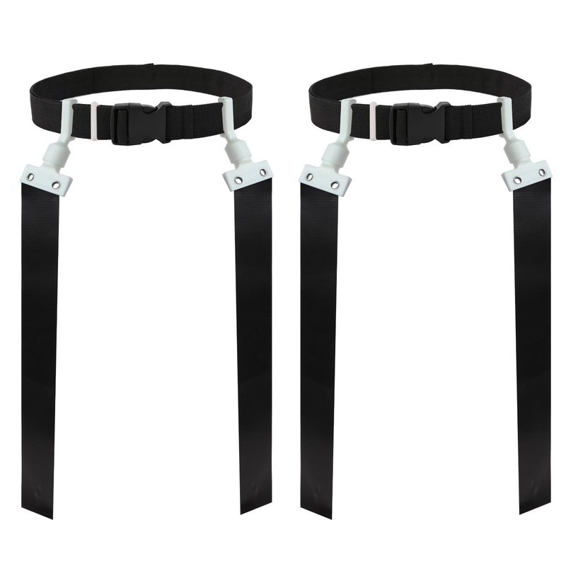 Gameday 2 Player Pop Flag Football Set-Complete W/Flags & Belts (Black)