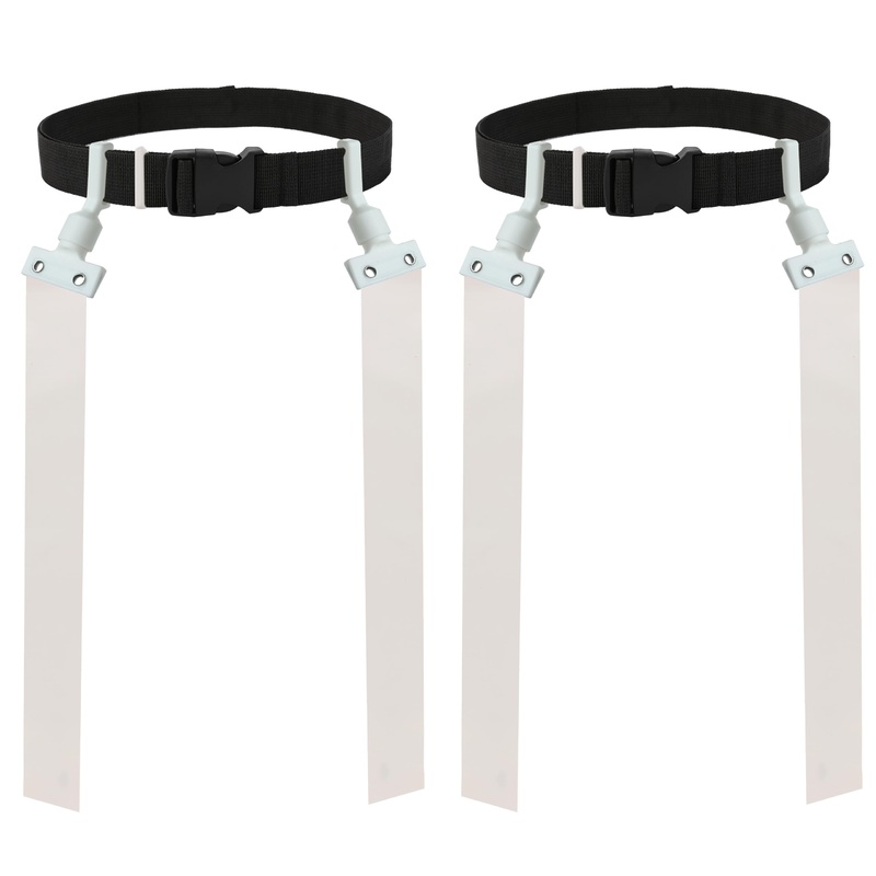 Gameday 2 Player Pop Flag Football Set-Complete W/Flags & Belts (White)