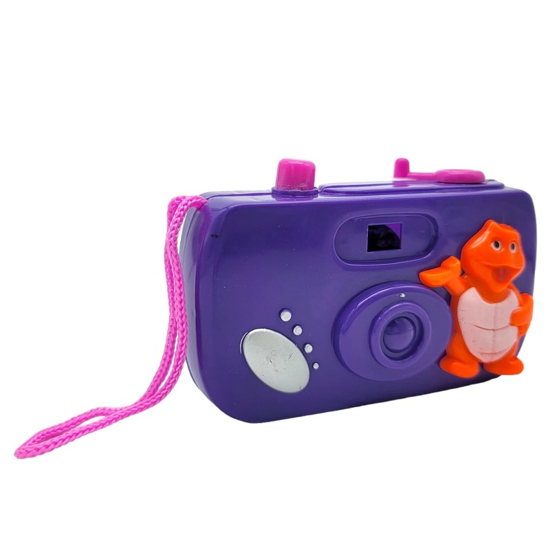 Kid’S Pretend Animal Theme Camera Toy Set (1 Pack) Colorful Cameras With 8 Wild Animal Images (1 Piece)