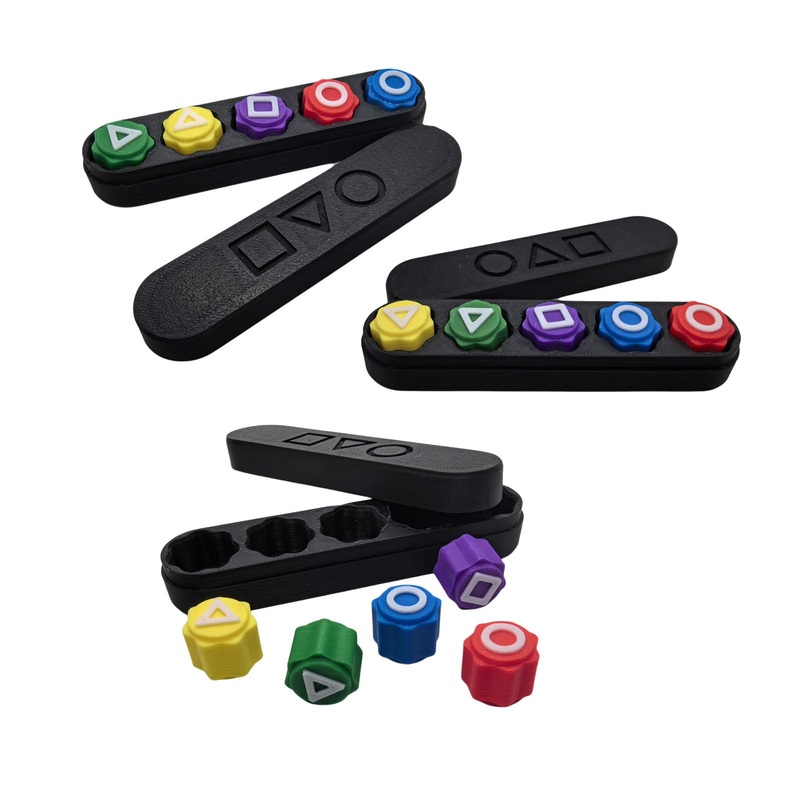 Korean Squid Traditional Play Game Catching Toy, Gonggi Set – Squid Gong Gi Game (Including Thanos Squid Gongii), Korean Jack Se