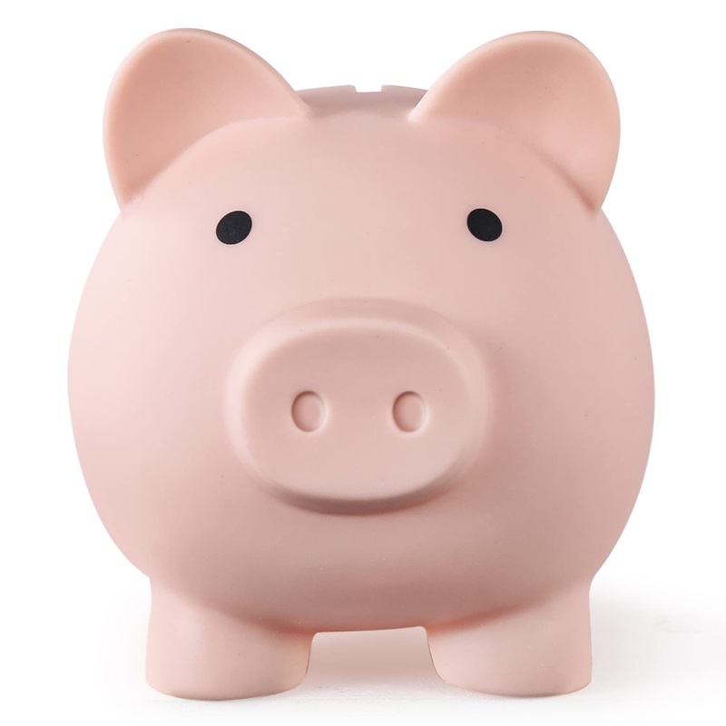 Pjdrllc Large Piggy Bank, Unbreakable Plastic Money Bank, Coin Bank For Girls And Boys, Large Size Piggy Banks, Practical Gifts