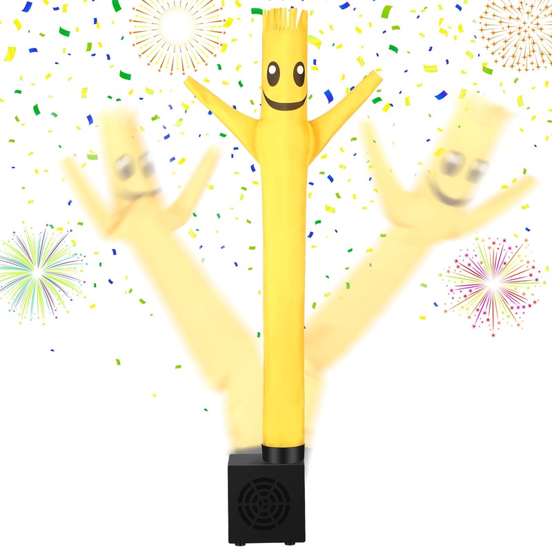 Poen Wacky Waving Inflatable Tube Guy For Kids Gag Gift Mini Inflatable Tube Man With Blower Birthday Desktop Office Pranks Danc