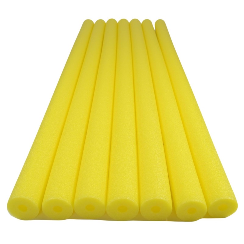 Pool Swim Noodle, Fixfind 7 Pack 52 Inch Hollow Foam Pool Swim Noodle, Bright Foam Noodles For Swimming, Floating And Craft Proj