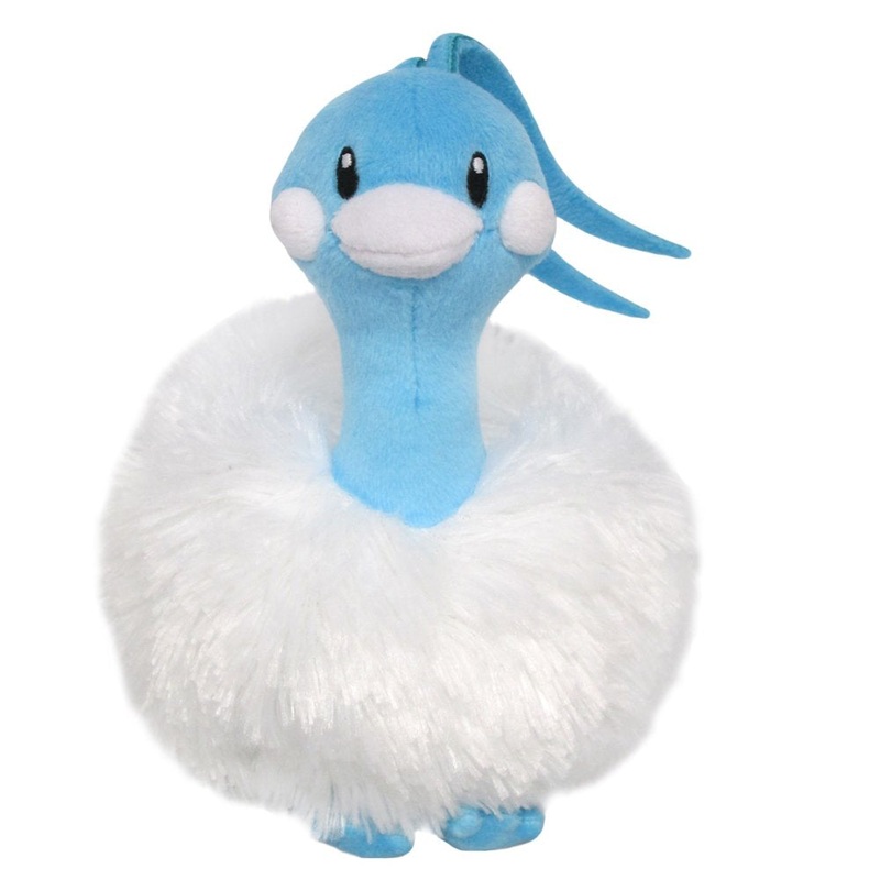 Sanei Pokemon All Star Series Altaria Stuffed Plush, 6”