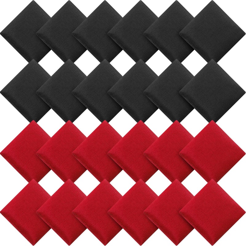 Sotiff 24 Pcs Bean Bags Mini Nylon Cornhole Bean Bags For Kids Tossing Fun Sports Outdoor Family Games Carnival Toy Patriotic Sm