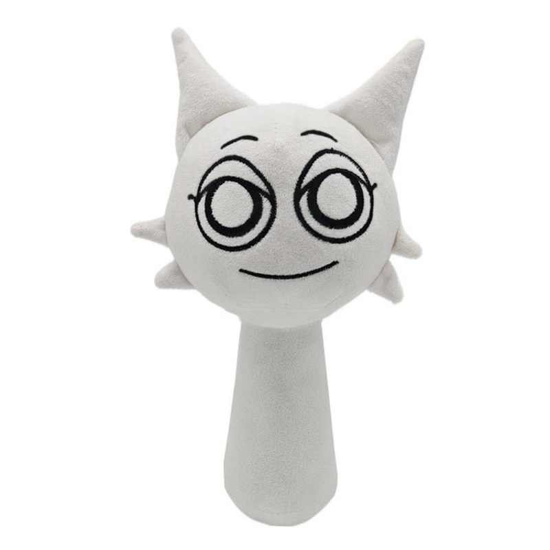 Sprunki Plush, 10” Cute White Wenda Plushies Toy For Fans Gift, Soft Stuffed Figuer Doll For Kids Adults, Birthday Christmas Ch