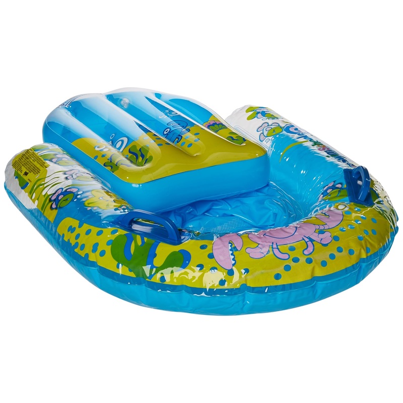 Swimschool 4-In-1 Progressive Swim Training Float – 18 Months And Up – Baby Pool Float, Cruiser, Or Kick Float With Kickboard An