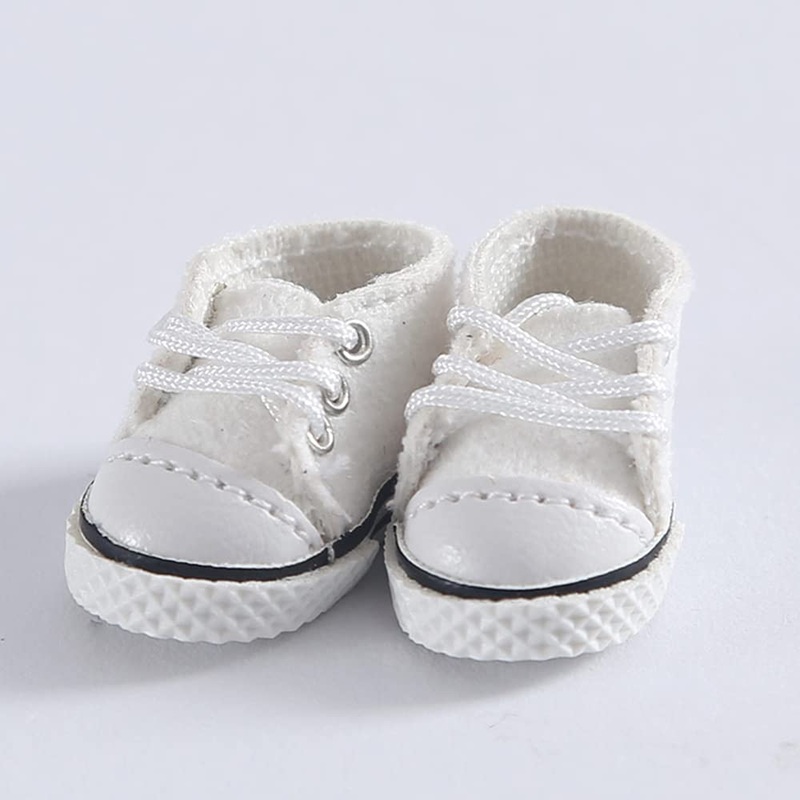 Xidondon Bjd Doll Shoes Casual Shoes For Ob11,Gsc,Molly,Holala,1/12Bjd Shoes Doll Toy Accessories (White)