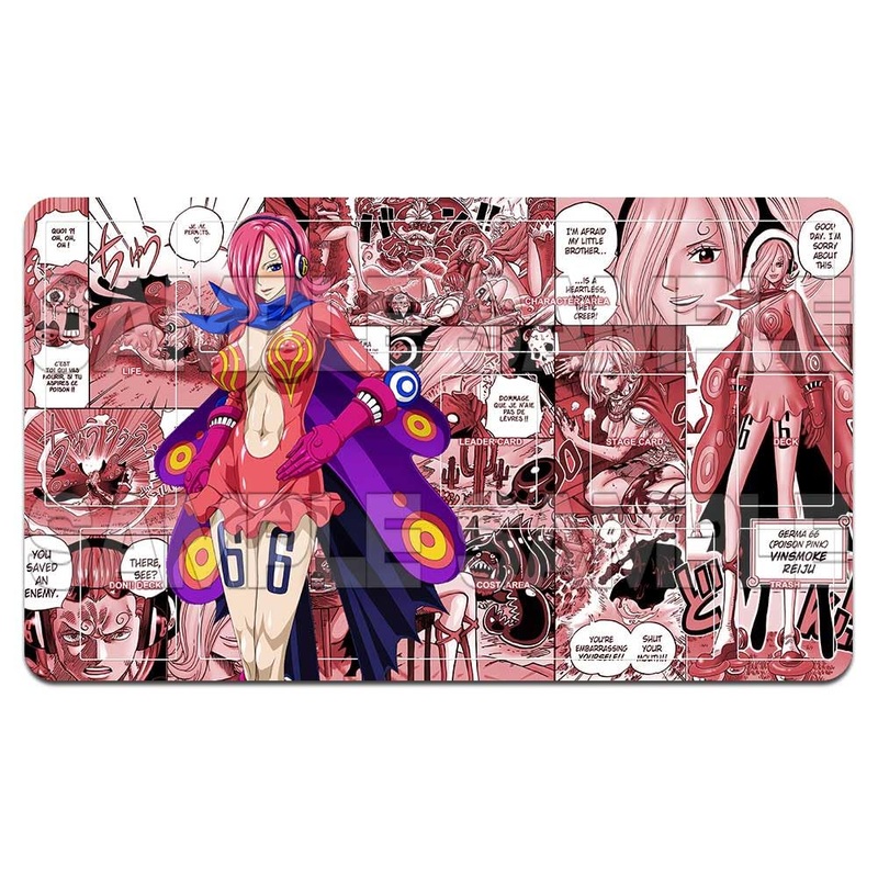 Ymilohogi Playmat Trading Card Game Opcg Mat Ccg Mtg Playmat Tcg Card Game Table Mat Mouse Pad 600X350Mm + Free Bag (H007) (Reij