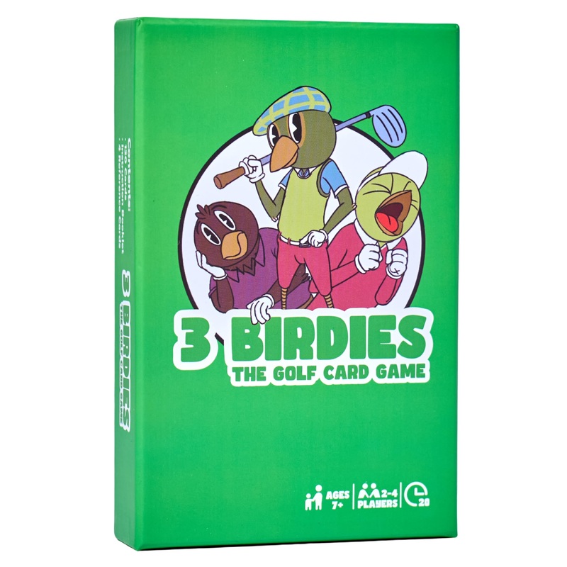 3 Birdies – The Golf Card Game – Fun, Fast-Paced, And Strategic Family Games For Game Night, Easy To Learn, Great For Couples, A