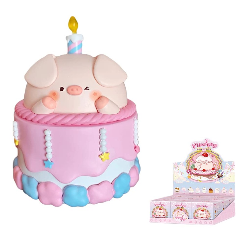 Aven Rabbit Piko Pig Dessert Series Blind Box Toys For Girls Kawaii Figures Action Cute Model Birthday Gift Guess Blind Bag Rand