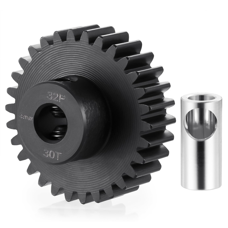 Brkrc Steel 32P 5Mm Pinion Gear 25T 26T 28T 29T 30T 31T 32T 33T 34T 35T 36T 37T 38T Motor Gears For 1/10 1/8 Rc Car Parts (30T)