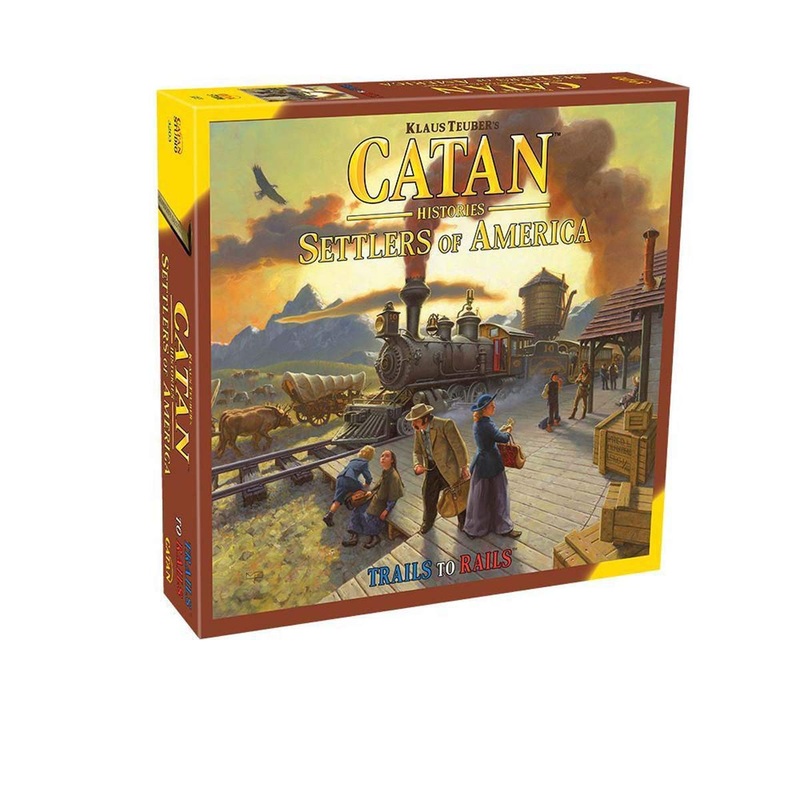 Catan Histories Settlers Of America Board Game – Forge Trails Into Rails! Strategy Game, Family Game For Kids & Adults, Ages 14+