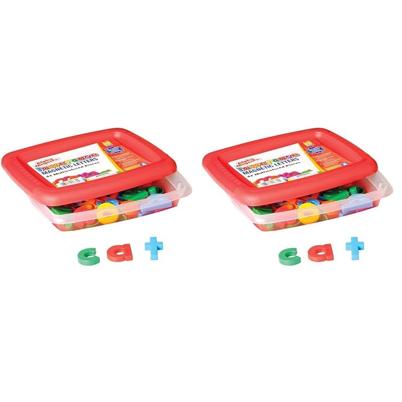 Educational Insights Multicolored Lowercase Alphamagnets, Set Of 42 Magnetic Letters, Alphabet Toy, Boys & Girls Ages 3+ (Pack O