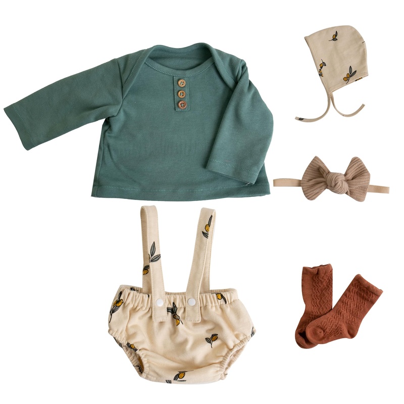 Ekokiz Reborn Baby Dolls Clothes Girl Fashion Doll Clothes 17-22 Inches Baby Alive Outfits Accessories For Real Life Newborn Gir