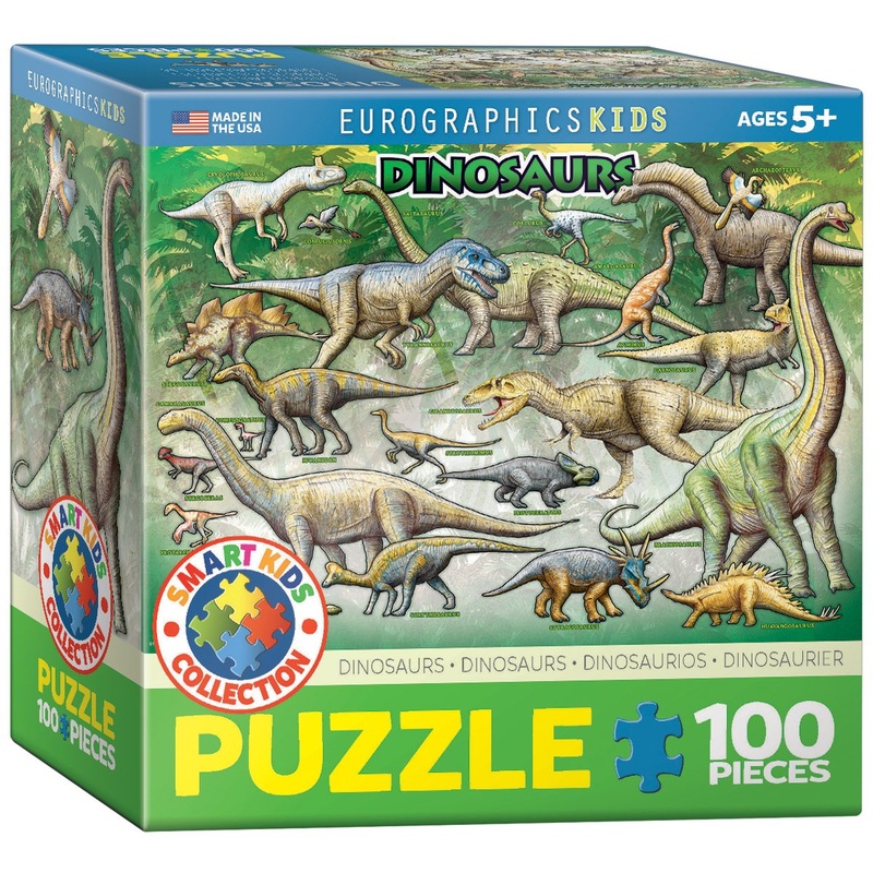Eurographics Dinosaurs Jigsaw Puzzle (100-Piece)