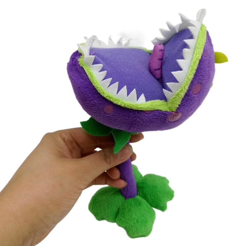 Gaudie Plants Vs Zombies Plush Toy Doll Zombies Peashooter Sunflower Bonk Choy Chomper, Purple
