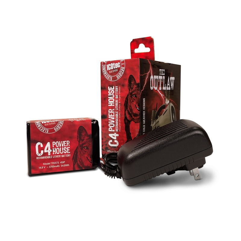 Icotec C4 Power House Lithium Battery Pack – 14.8V – 3700Mah – 40 Hours Per Charge