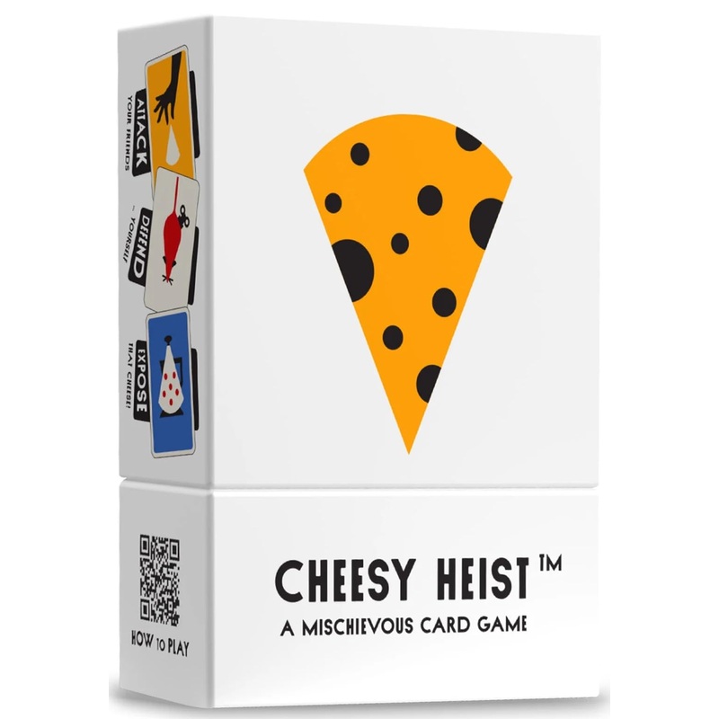 Nutt Heads Cheesy Heist Card Game For Kids! A Mischievous And Sabotage Card Game Of Cheese, Cats, And Mice – Family Friendly Par