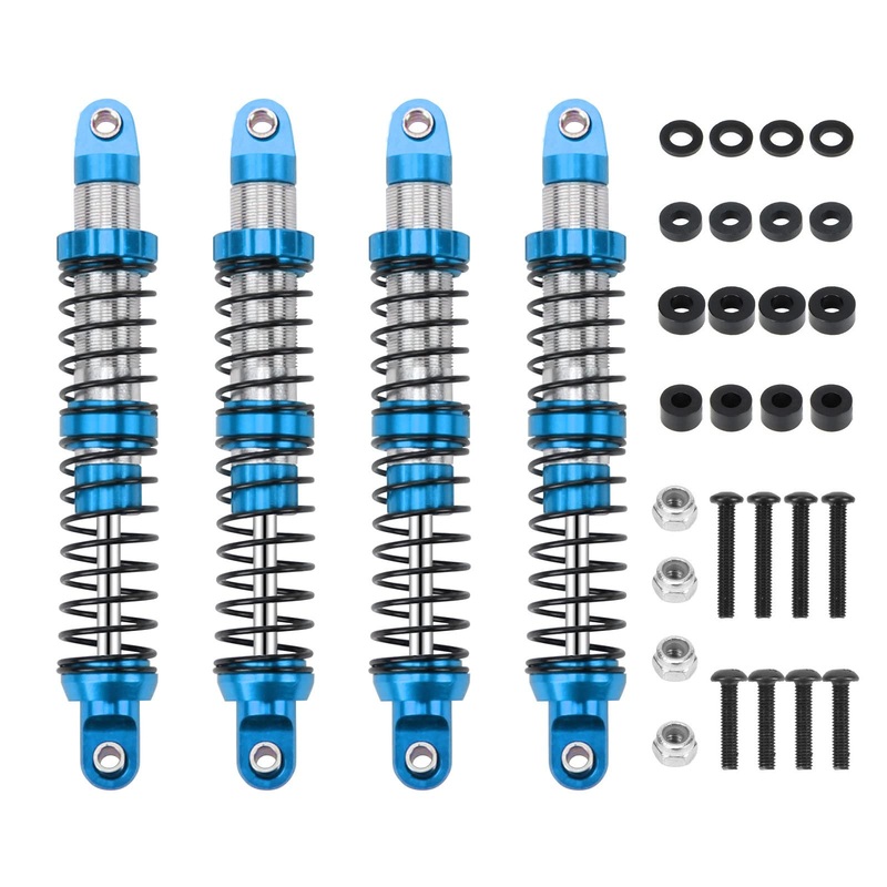 Rcawd 90Mm Shock Absorber Damper Universal For A Lot Of 1/10 Rc Cars, Full Aluminum Rc Shock Upgrades, 7075 Adjustable Shocks Wi