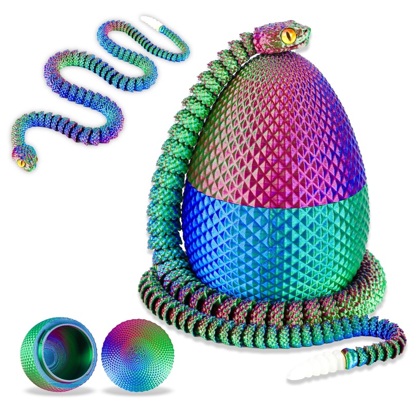 Sumland 3D Printed Snake Eggs With Snake Inside