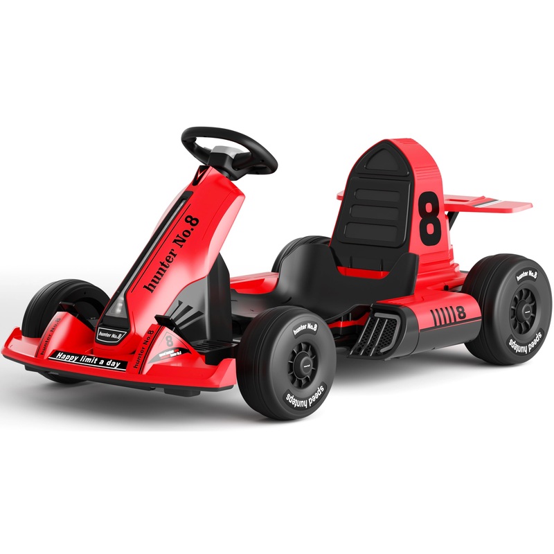 Xjd Electric Go Kart 12V Battery Powered Pedal Go Karts For 3+ Kids Youths On Electric Vehicle Racing Drift Car For Boys Girls W