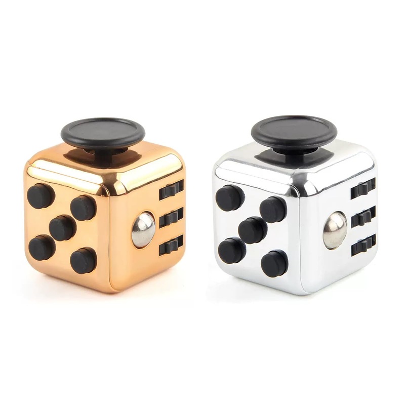 Yotp 2 Pcs Infinity Cube Fidget Toys For Kids And Adults Anxiety Relief Cubes For Add Adhd Ocd Autism Sensory Toys Fidget Cool G
