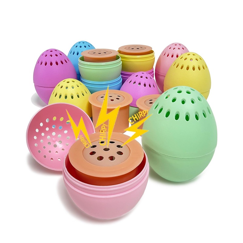 10 Pcs Beeping Easter Eggs For Blind, Filled With Chicks Chirping Beeper Inside, Ideal For Easter Egg Hunt, Surprise Egg, Easter