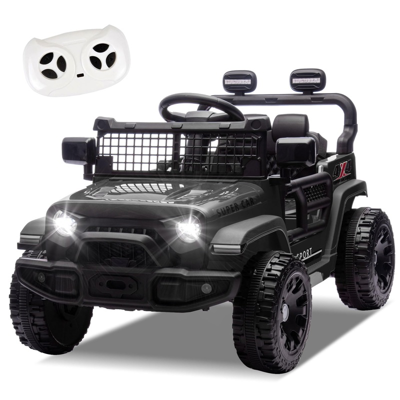 Bcarorur 24V Ride On Toys With Parents Control, Ride On Truckcar With Four-Wheel Suspension, Electric Vehicles For Kids, Powerdi