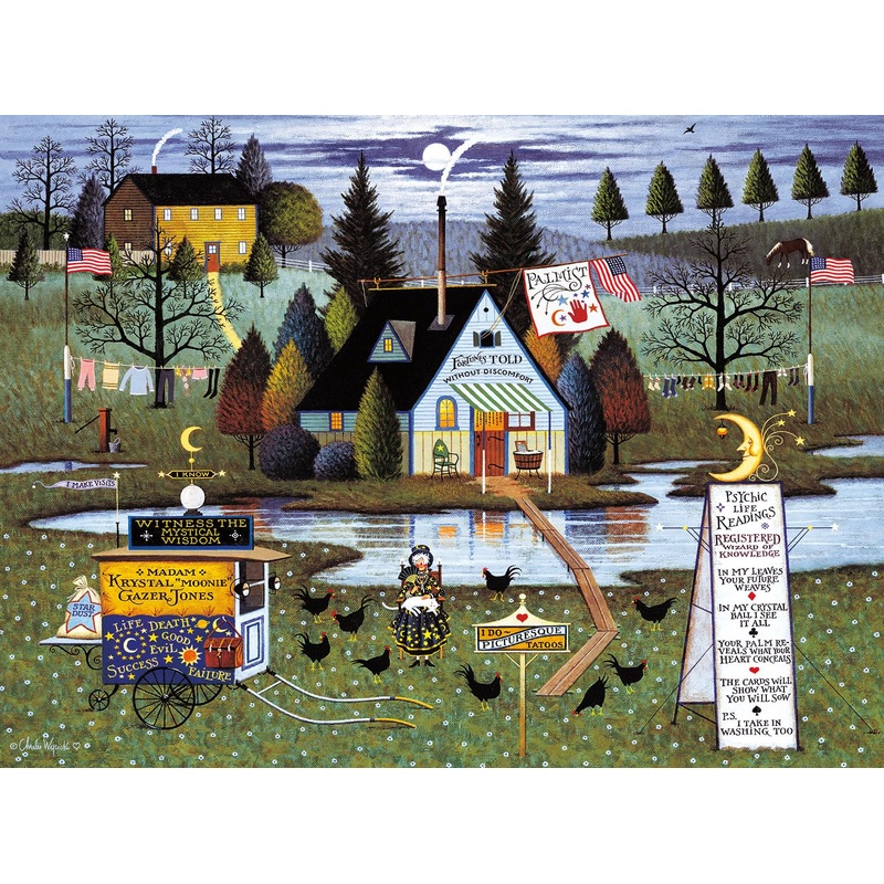 Buffalo Games – Charles Wysocki – Know It All – 1000 Piece Jigsaw Puzzle For Adults -Challenging Puzzle Perfect For Game Nights