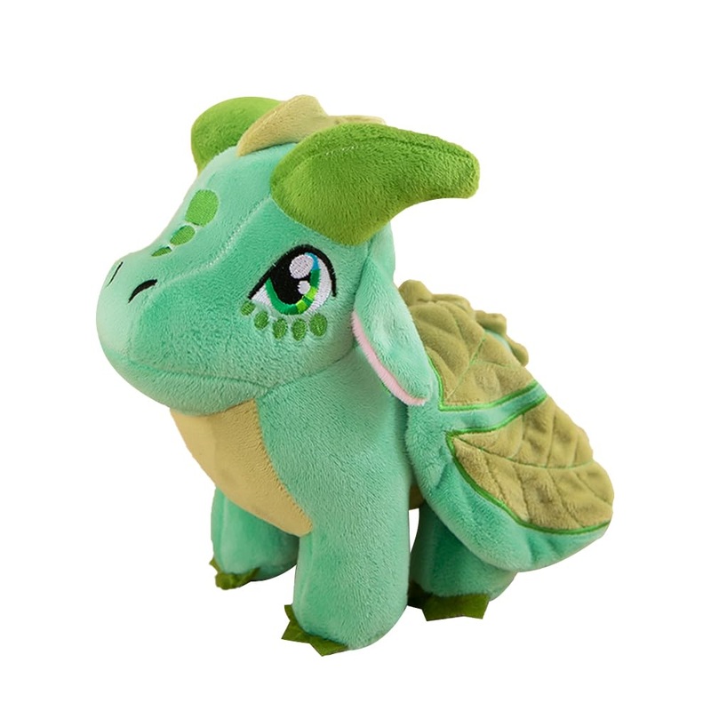 En9 9” Dragon Plush Dragon Doll Toys Figures Stuffed Animals For Adult Kids Birthday Gifts (Light Green)