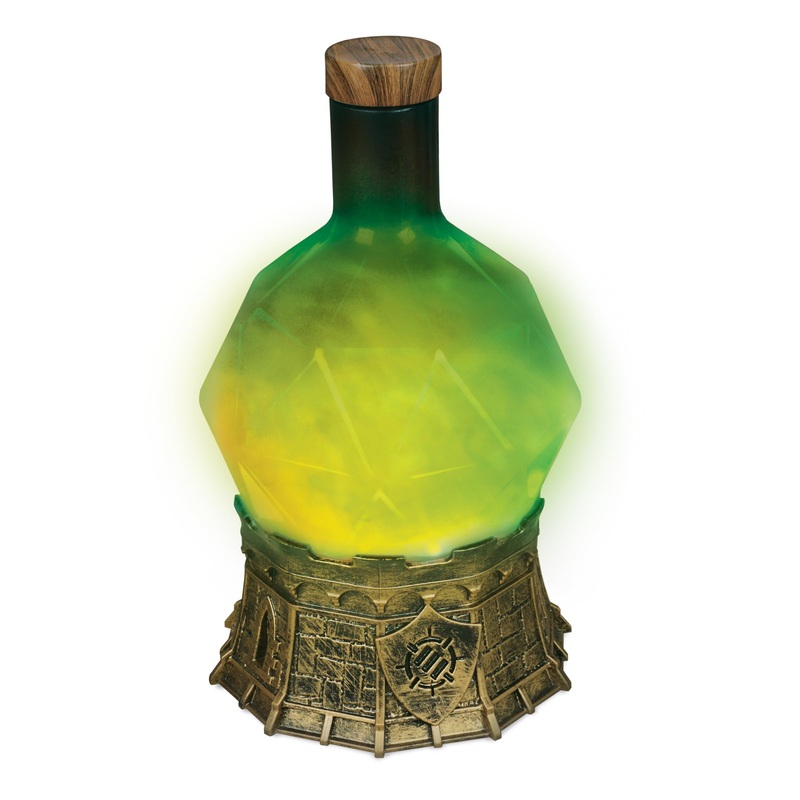 Enhance Gaming Sorcerer’S Potion Light With Swirling Mystical Brew – Potion Bottle Mood Light Prop For Tabletop Game Immersion,