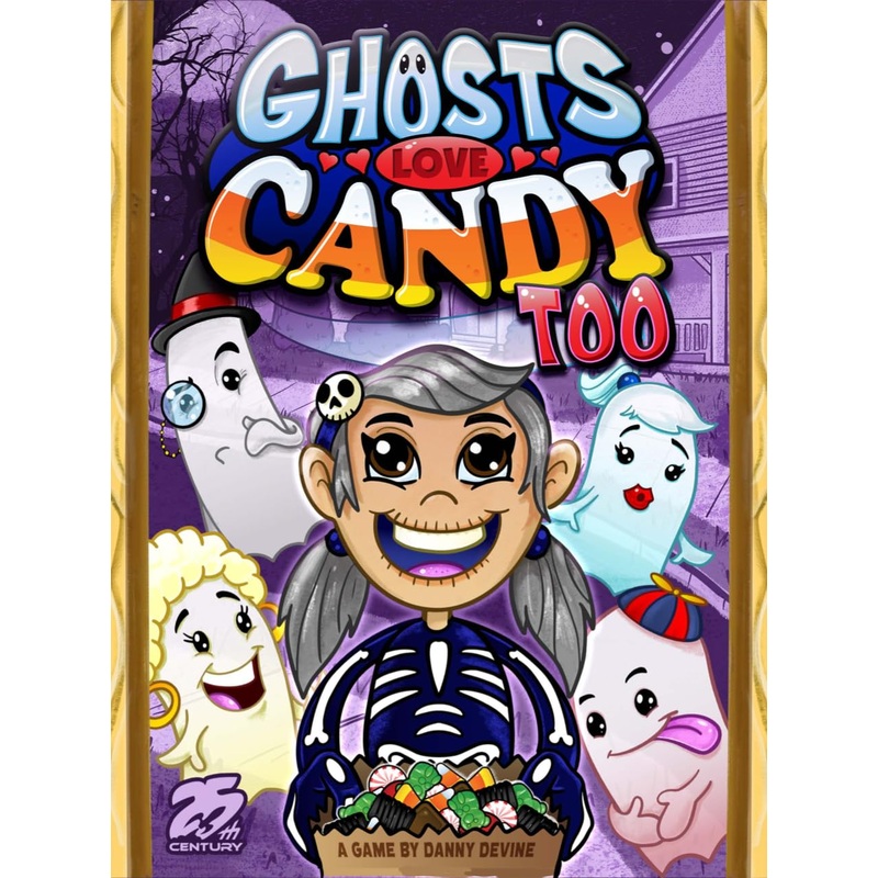 Ghosts Love Candy Too , A Trick Or Treat Candy Themed Family Card Game For 2 To 6 Players – 25Th Century Games