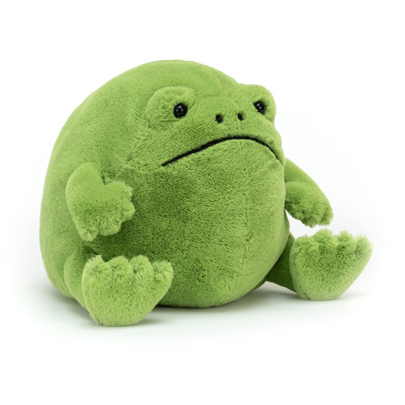 Jellycat Ricky Rain Frog Stuffed Animal, Medium 7 Inches – Amphibian Plush Toy – Classic Children’S Gift