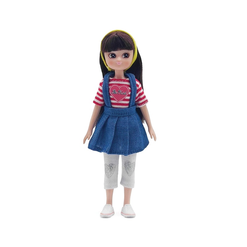 Lottie Be Kind Doll With Denim Pinafore