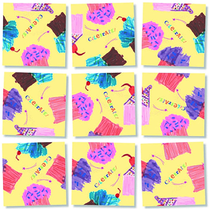 Scramble Squares Cupcakes 9 Piece Challenging Puzzle – Ultimate Brain Teaser And Mind Game For Young And Senior Alike – Engaging